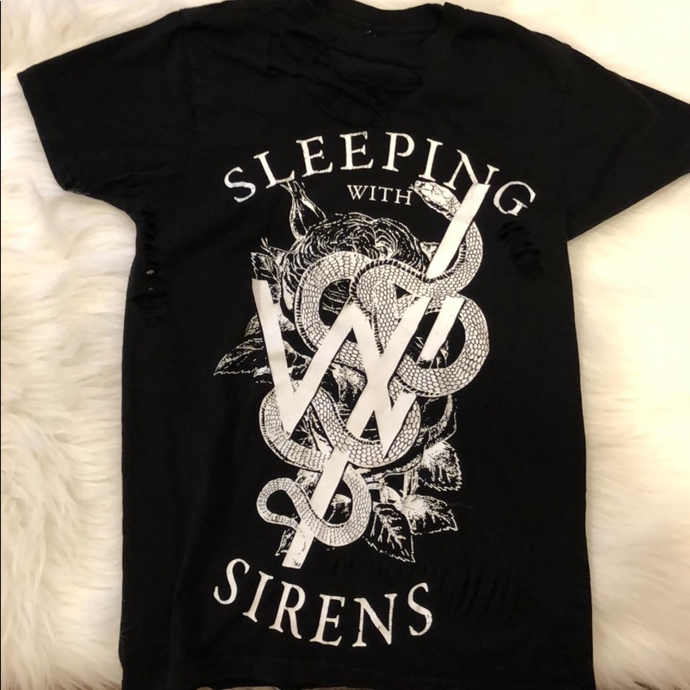 Distressed Tee Shirt.